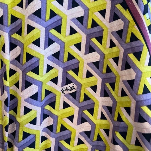 Hale Bob SZ M Silk Geometric Print Sweater! - Picture 9 of 9